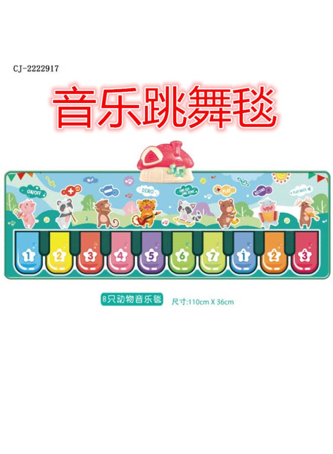 CJ Children's Music Dancing Blanket Early Education Toddler Crawling Dancing Pedal Music Blanket Educational Toys - Image 1
